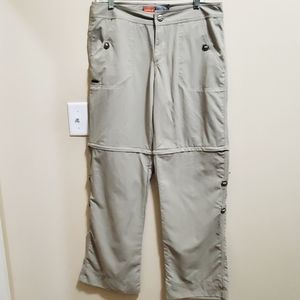 Merrell opti-wick 30 UPF zip off/roll up pants NWT